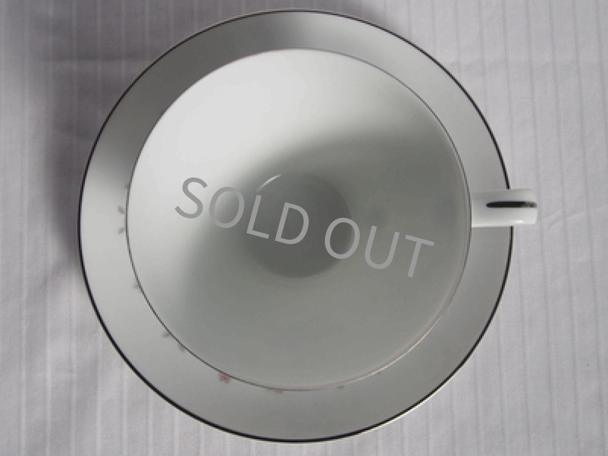 画像5: プレミアノリタケ 早春　兼用カップ＆ソーサー　青バラ (5)