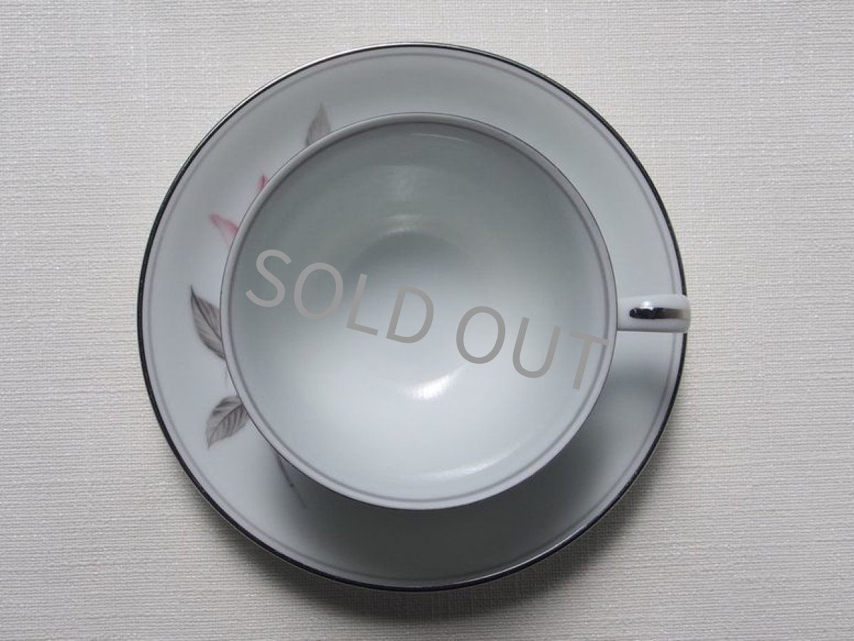 画像4: ノリタケ カップ＆ソーサー rosemarie (4)