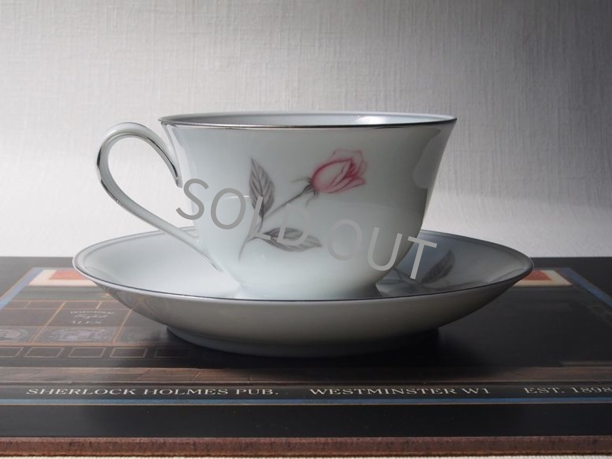 画像5: ノリタケ カップ＆ソーサー rosemarie (5)