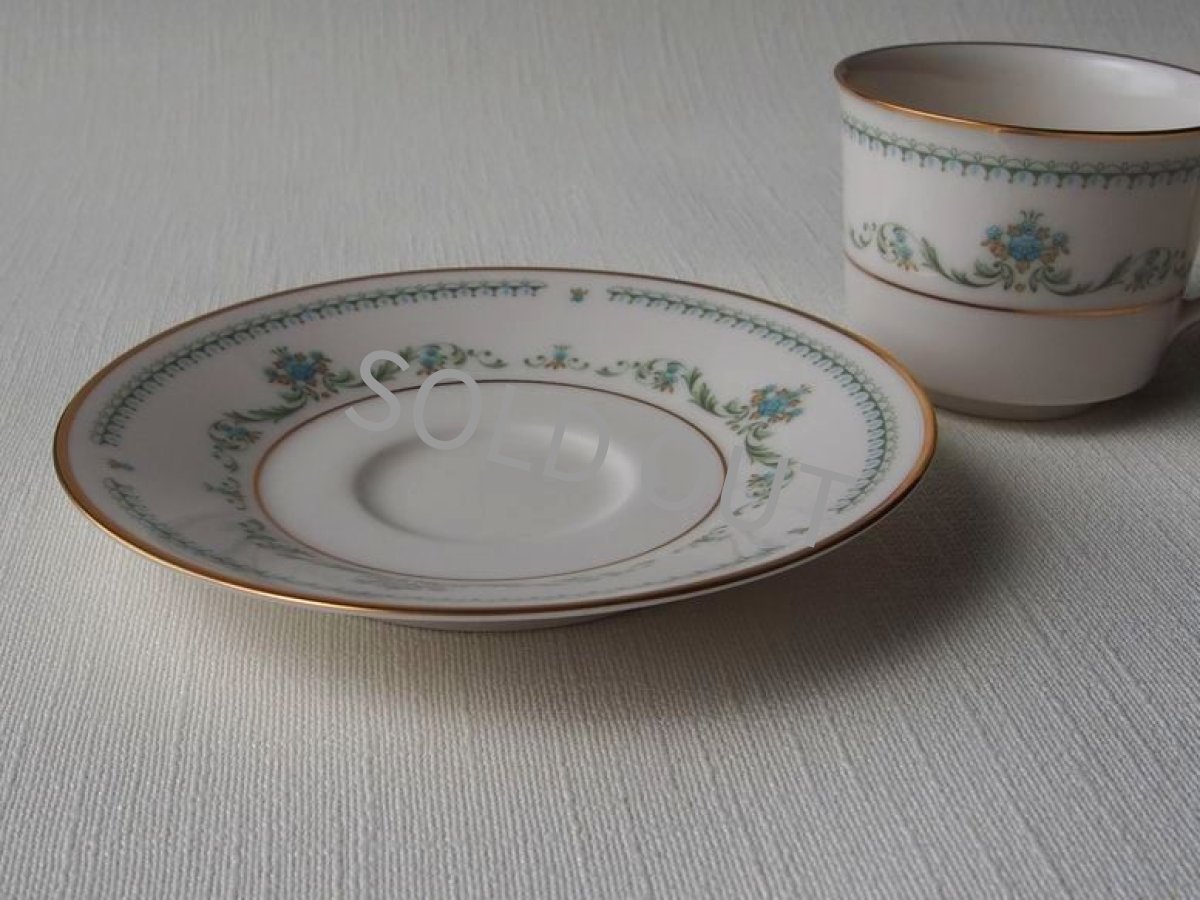 画像8: ノリタケ アイボリーチャイナ Blakesley デミタスカップ＆ソーサー (8)