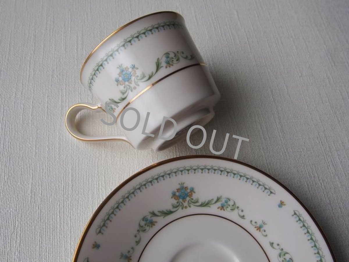 画像9: ノリタケ アイボリーチャイナ Blakesley デミタスカップ＆ソーサー (9)
