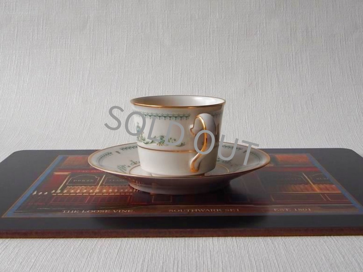 画像3: ノリタケ アイボリーチャイナ Blakesley デミタスカップ＆ソーサー (3)