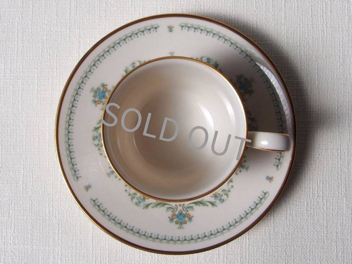 画像5: ノリタケ アイボリーチャイナ Blakesley デミタスカップ＆ソーサー (5)