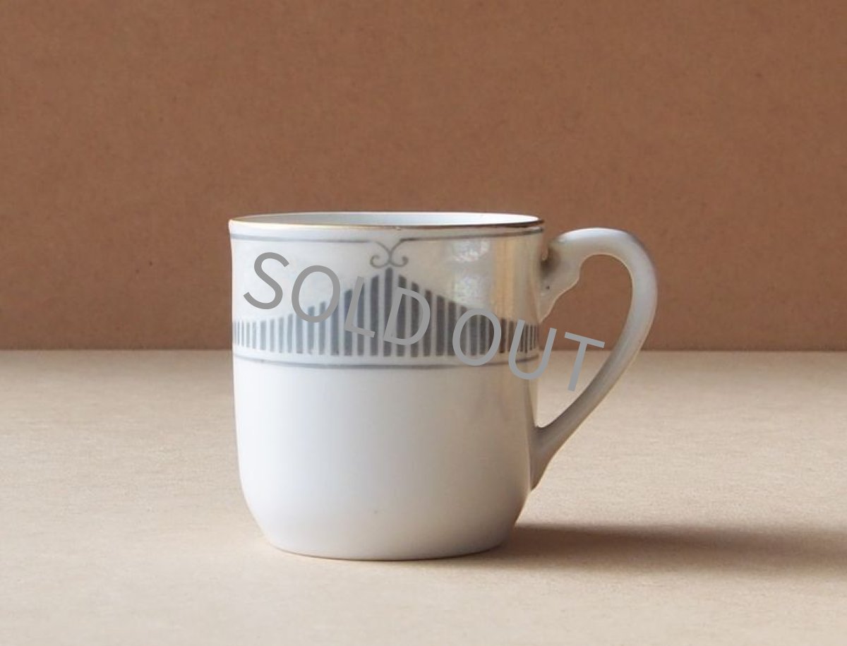 画像11: ノリタケ ヤジロベー印　デミタスカップ&ソーサー　ラスター彩 戦前 (11)