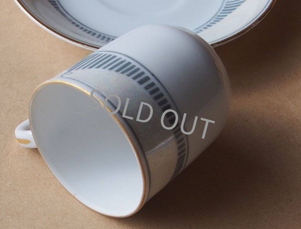 画像12: ノリタケ ヤジロベー印　デミタスカップ&ソーサー　ラスター彩 戦前 (12)