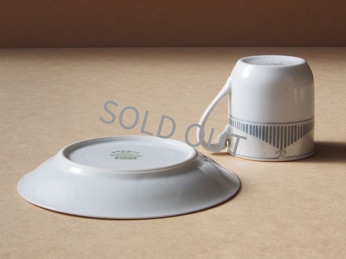 画像17: ノリタケ ヤジロベー印　デミタスカップ&ソーサー　ラスター彩 戦前 (17)