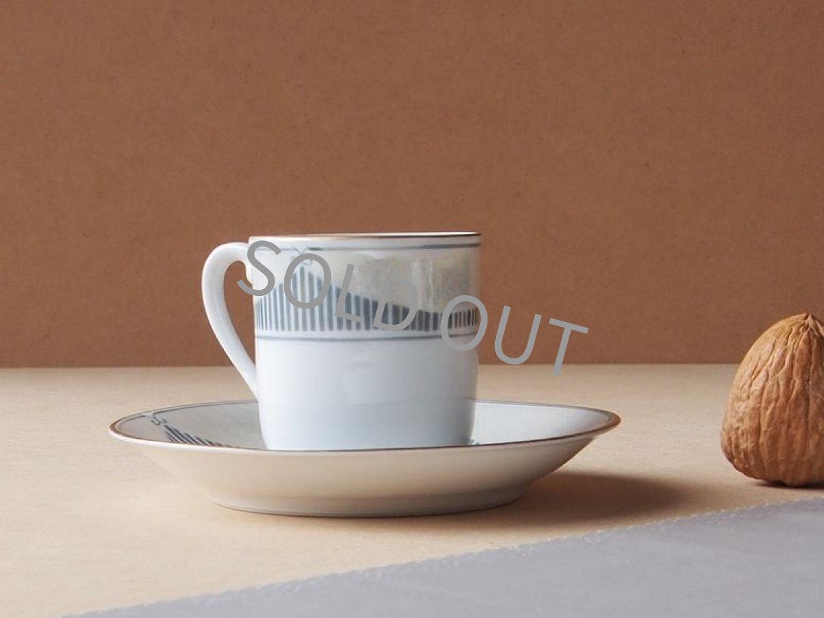 画像3: ノリタケ ヤジロベー印　デミタスカップ&ソーサー　ラスター彩 戦前 (3)