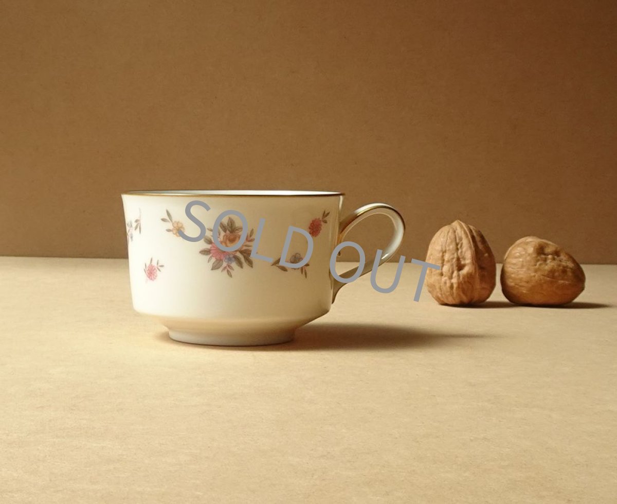 画像15: ノリタケ アイボリーチャイナ　カップ＆ソーサー　小花柄 (15)
