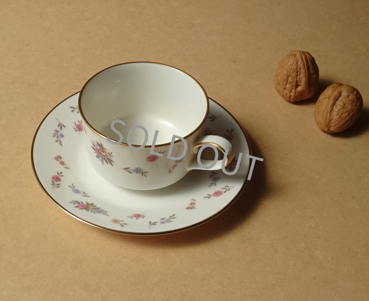 画像18: ノリタケ アイボリーチャイナ　カップ＆ソーサー　小花柄 (18)