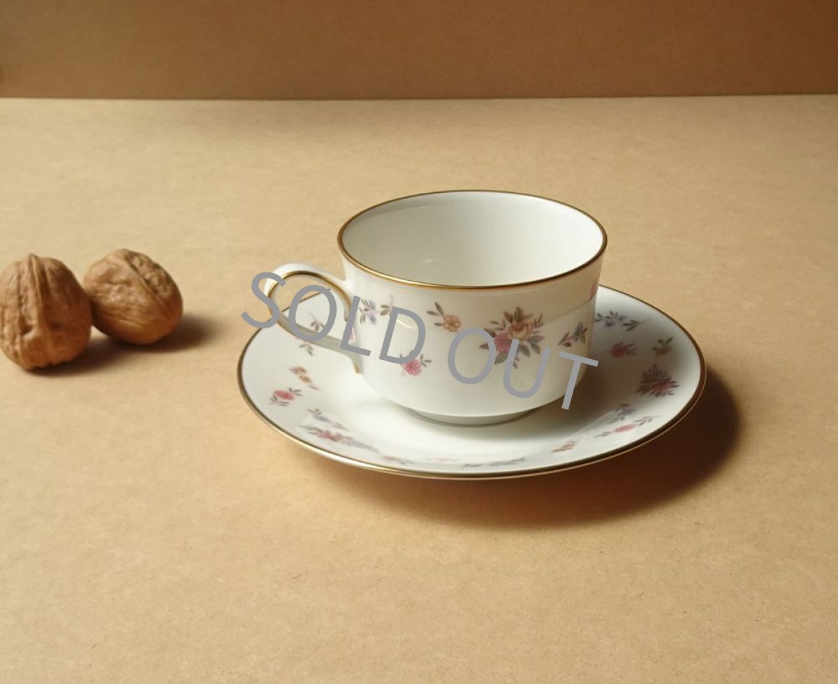 画像19: ノリタケ アイボリーチャイナ　カップ＆ソーサー　小花柄 (19)