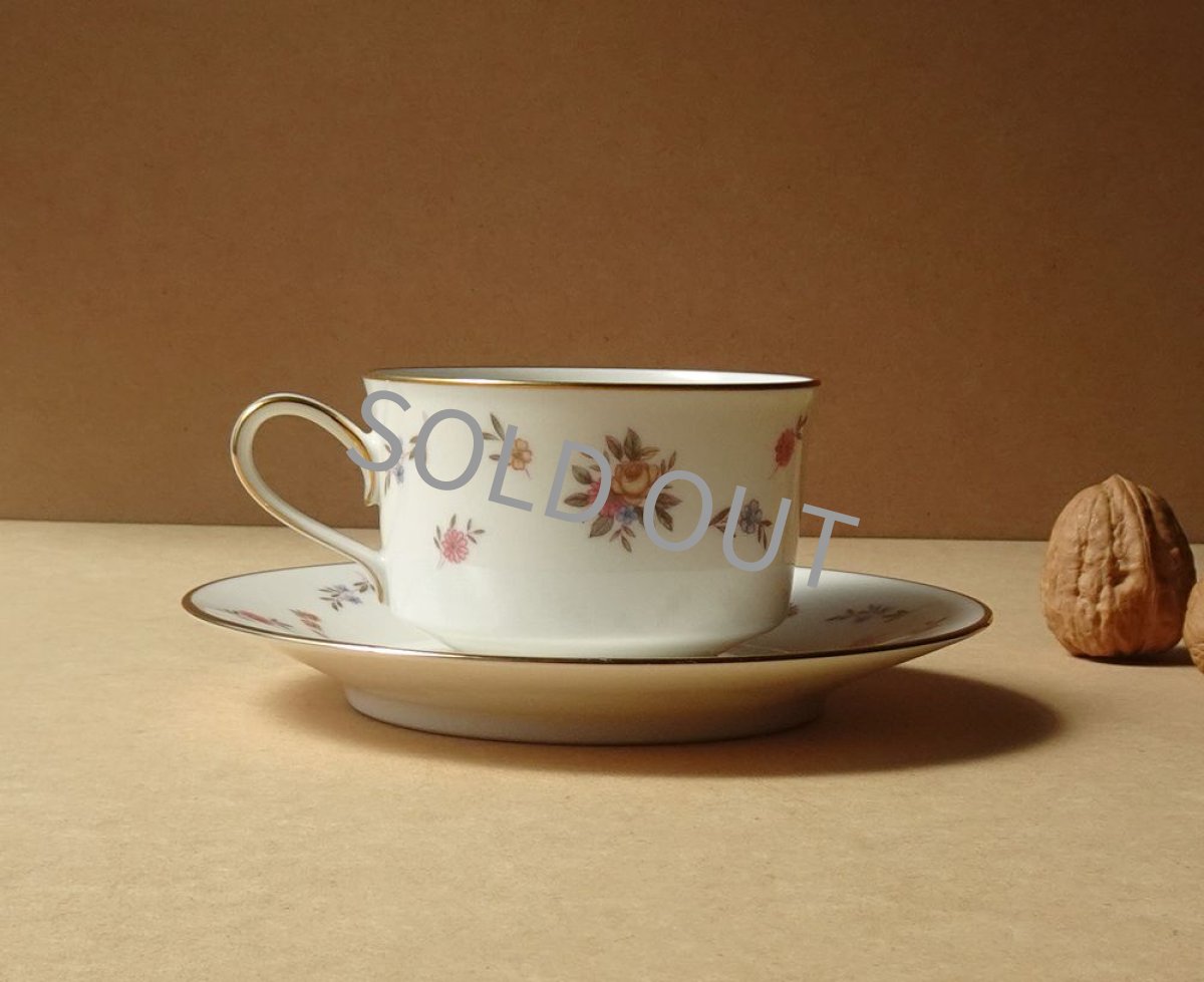 画像3: ノリタケ アイボリーチャイナ　カップ＆ソーサー　小花柄 (3)