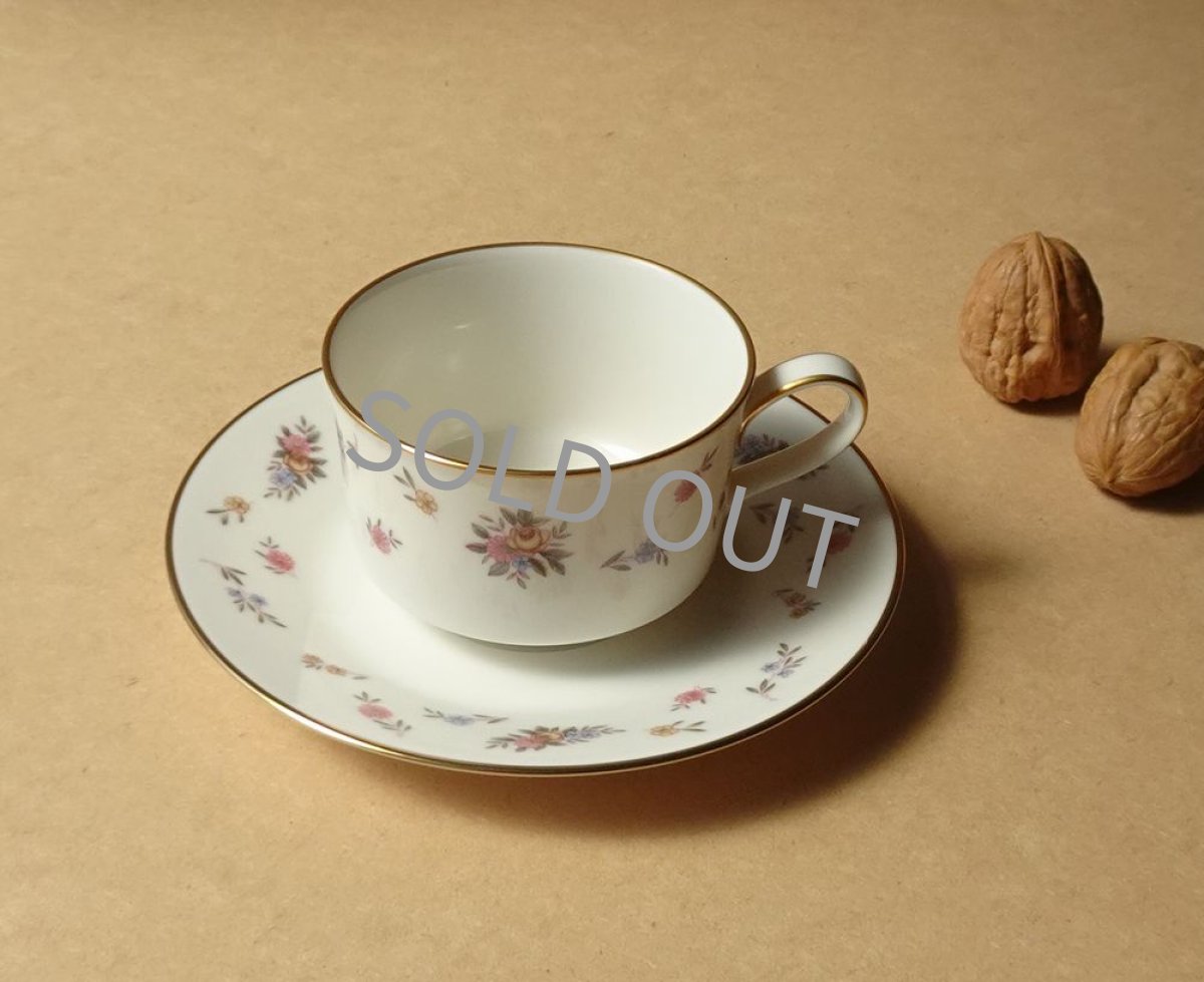 画像5: ノリタケ アイボリーチャイナ　カップ＆ソーサー　小花柄 (5)