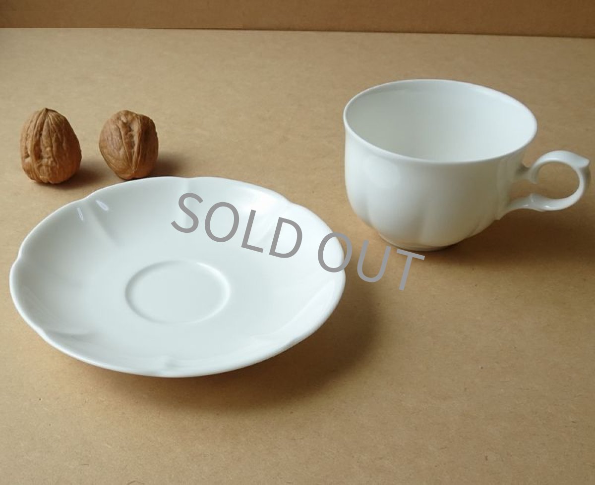 画像11: ノリタケ ボーンチャイナ　カップ＆ソーサー　白  (11)