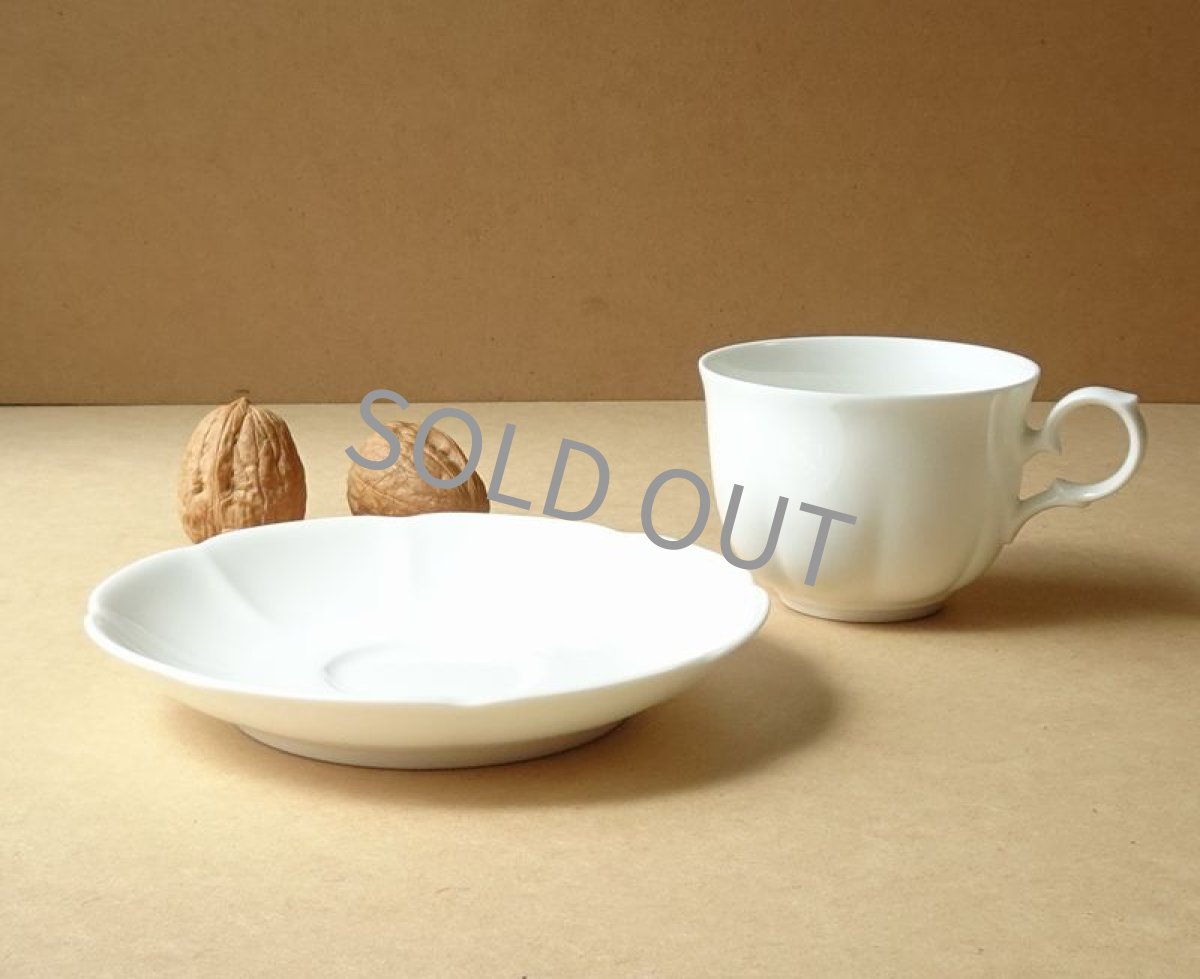 画像13: ノリタケ ボーンチャイナ　カップ＆ソーサー　白  (13)