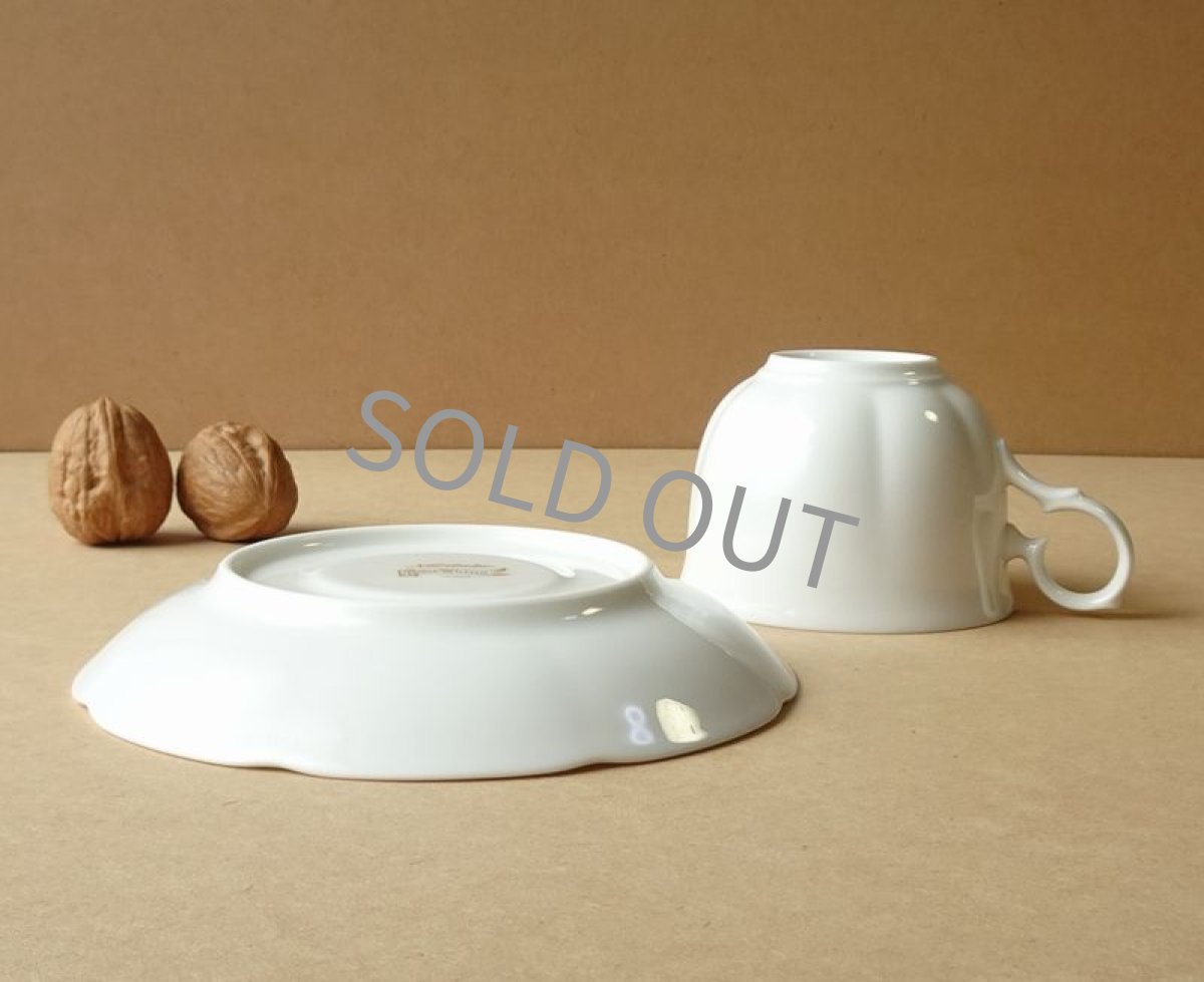 画像16: ノリタケ ボーンチャイナ　カップ＆ソーサー　白  (16)