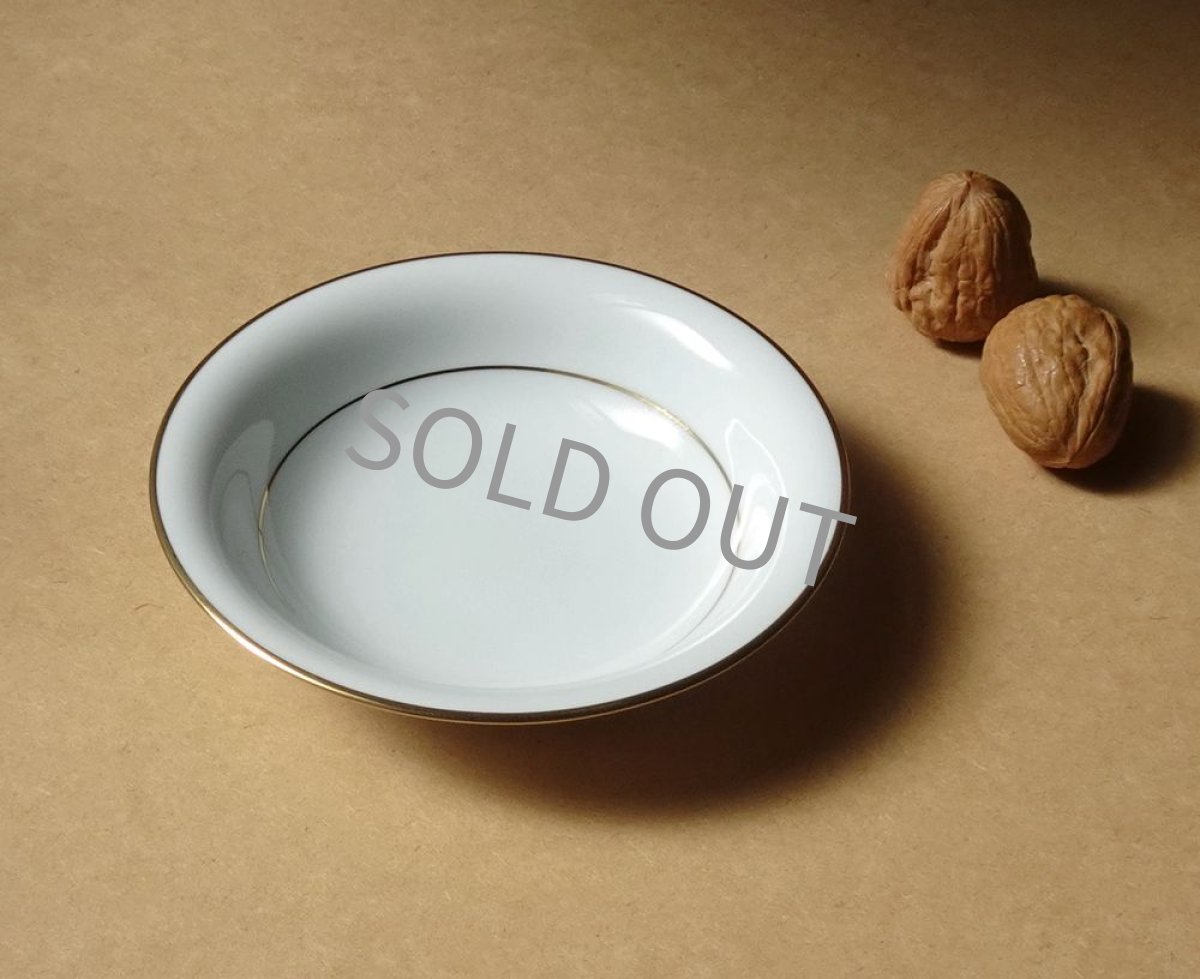 画像2: プレミアノリタケ　深皿 小　金彩白磁 13.5cm (2)