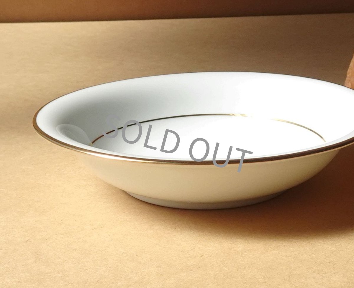 画像5: プレミアノリタケ　深皿 小　金彩白磁 13.5cm (5)