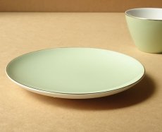 画像14: ノリタケ 東洋陶器　カップ＆ソーサー ミントグリーン 若草色 金彩 1950's (14)