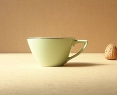 画像16: ノリタケ 東洋陶器　カップ＆ソーサー ミントグリーン 若草色 金彩 1950's (16)