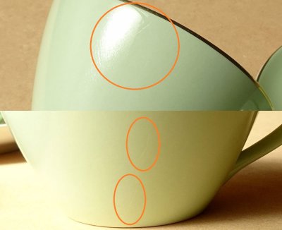 画像3: ノリタケ 東洋陶器　カップ＆ソーサー ミントグリーン 若草色 金彩 1950's