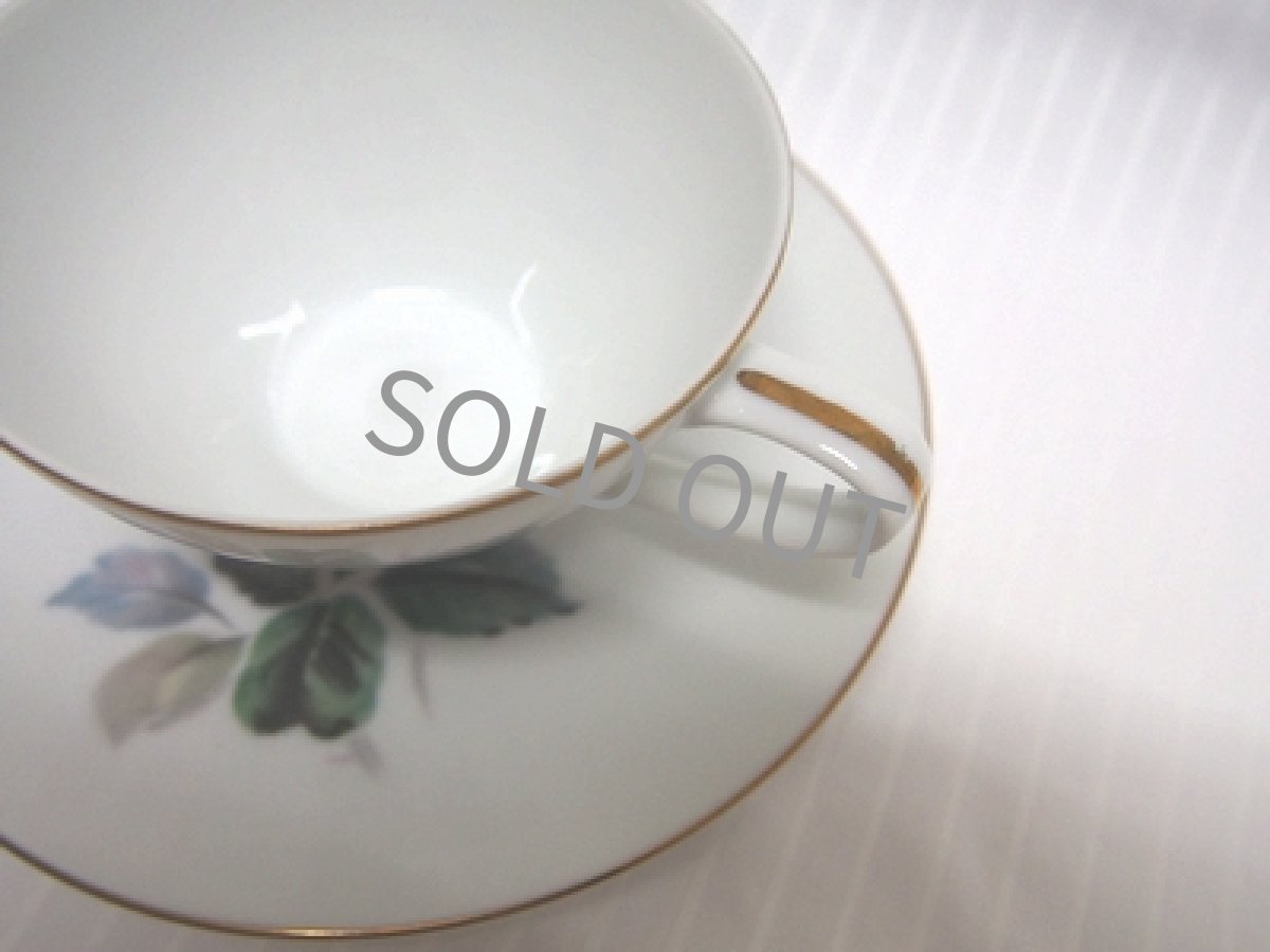 画像5: プレミアノリタケ　 兼用カップ＆ソーサー　バラ 金彩 (5)