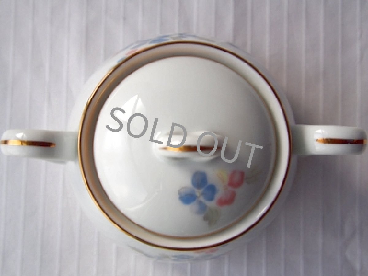 画像6: プレミアノリタケ Princess　シュガーポット 小花 (6)