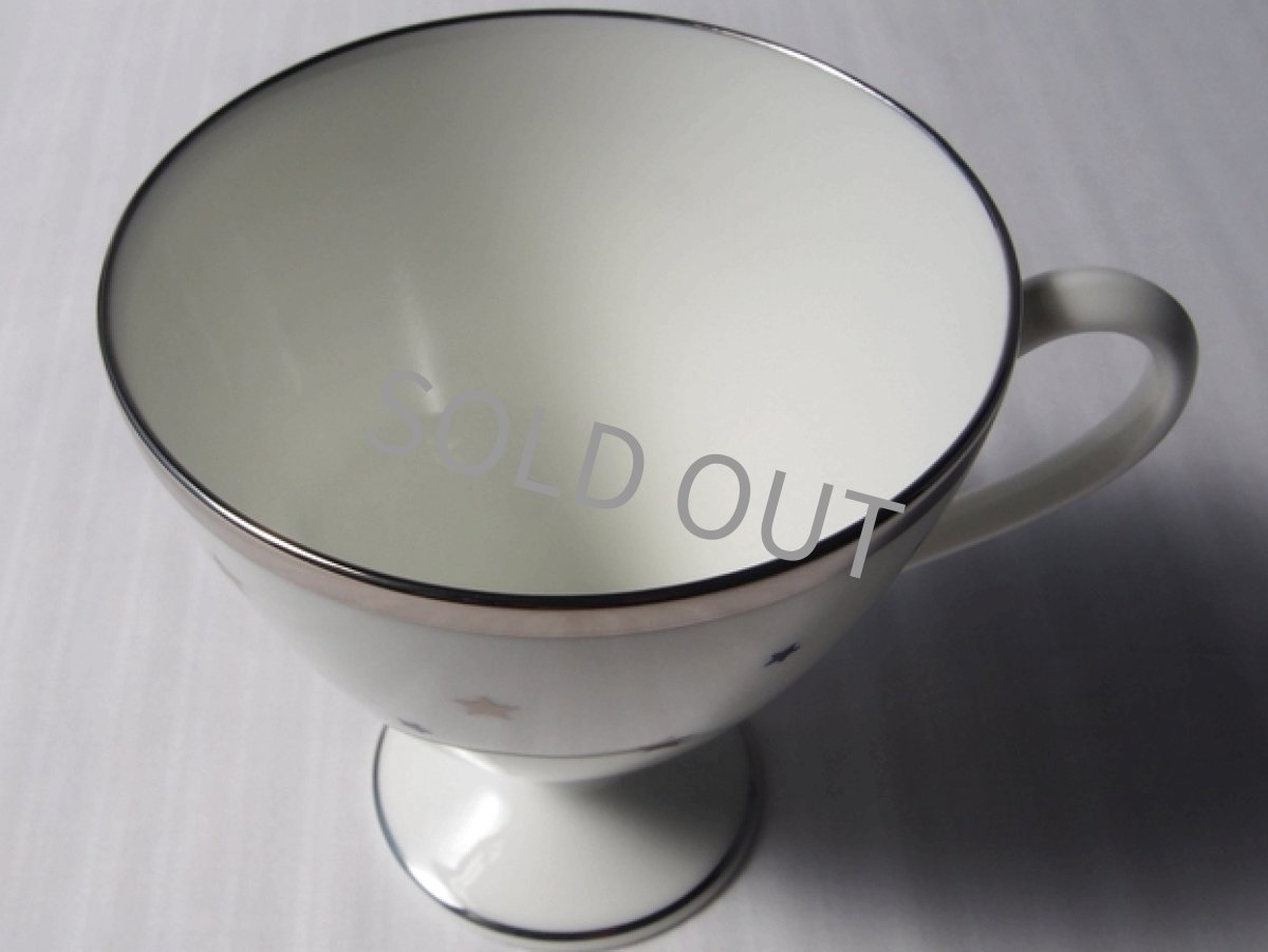 画像4: ノリタケ ボーンチャイナ 脚付きマグカップ　星 (4)