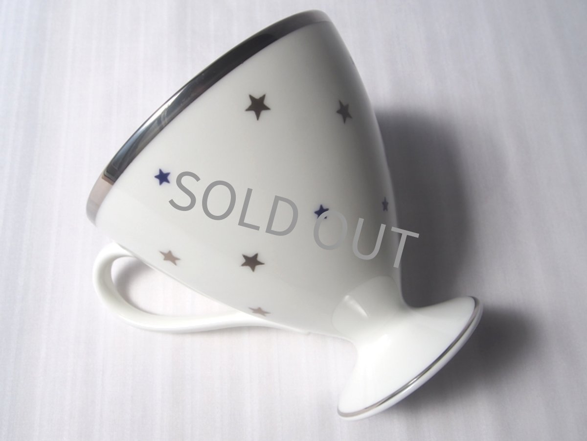 画像8: ノリタケ ボーンチャイナ 脚付きマグカップ　星 (8)