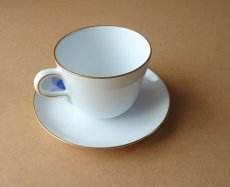 画像10: 大倉陶園 カップ＆ソーサー モーニングカップ ブルーローズ 岡染め (10)