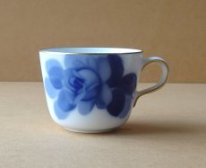 画像19: 大倉陶園 カップ＆ソーサー モーニングカップ ブルーローズ 岡染め (19)