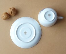 画像20: 大倉陶園 カップ＆ソーサー モーニングカップ ブルーローズ 岡染め (20)