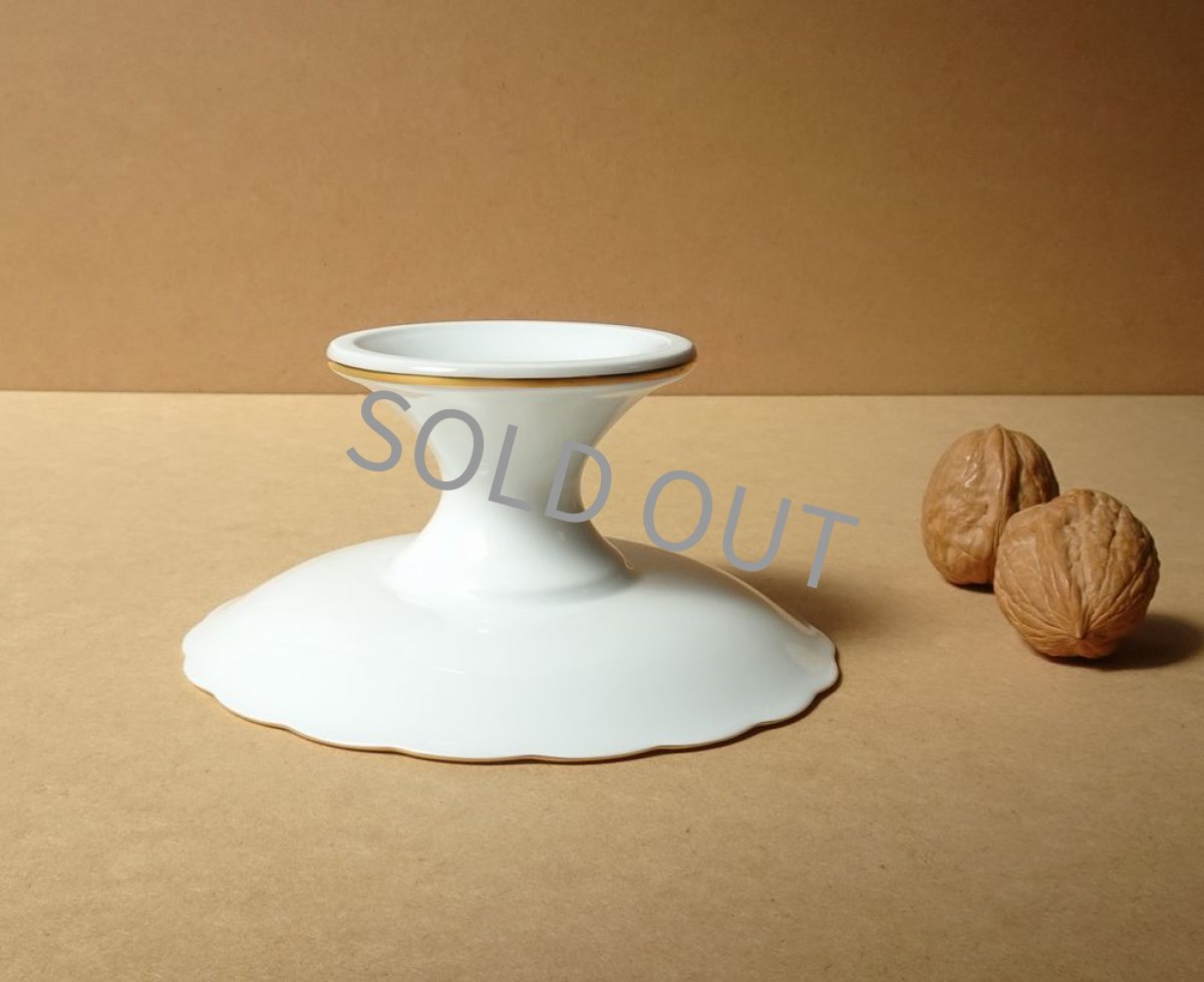 画像12: 大倉陶園　小さなコンポート　ブルーローズ 岡染め 14cm (12)