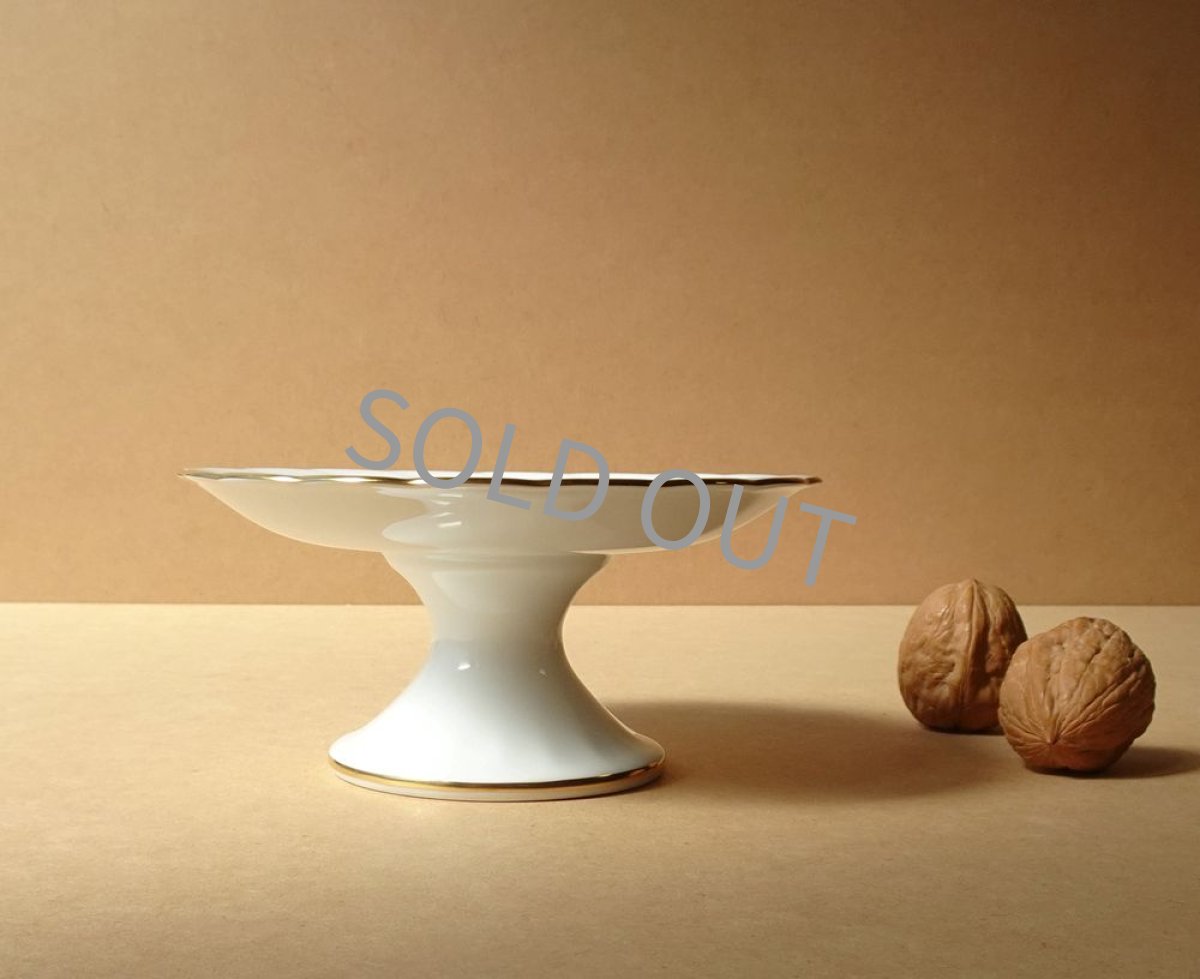 画像8: 大倉陶園　小さなコンポート　ブルーローズ 岡染め 14cm (8)