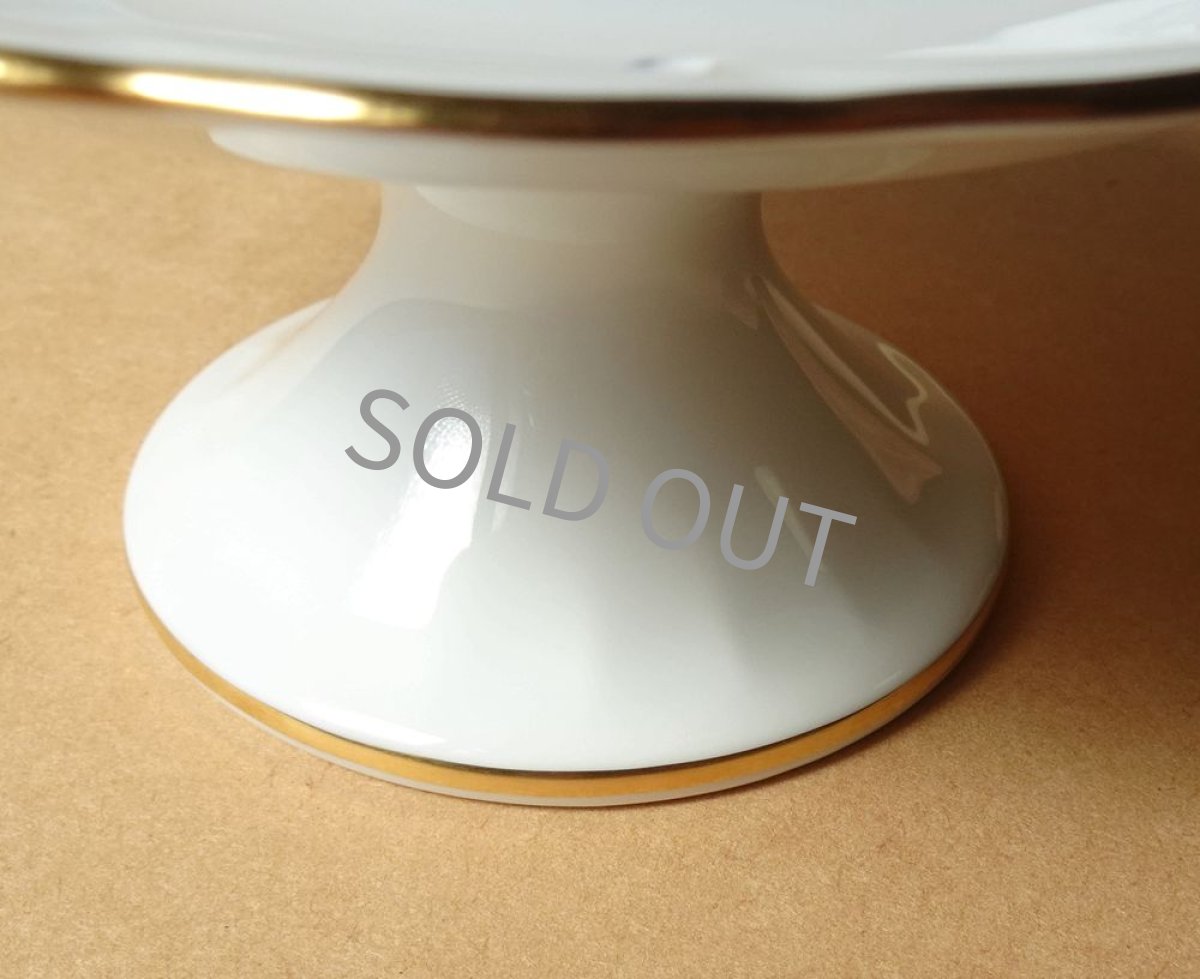 画像9: 大倉陶園　小さなコンポート　ブルーローズ 岡染め 14cm (9)