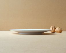 画像13: 大倉陶園 ケーキ皿 ブルーローズ 岡染め 20cm (13)