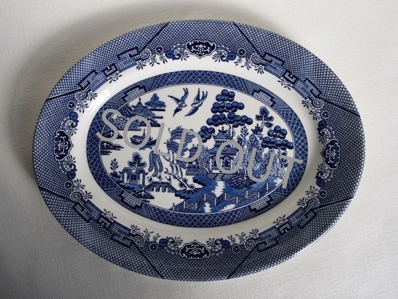 SHOP 偶然と必然の間 CHURCHILL PLATTER BLUE WILLOW