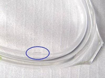 画像1: レトロ パイレックス 耐熱グラタン皿 日本製 19cm(1) 黄花