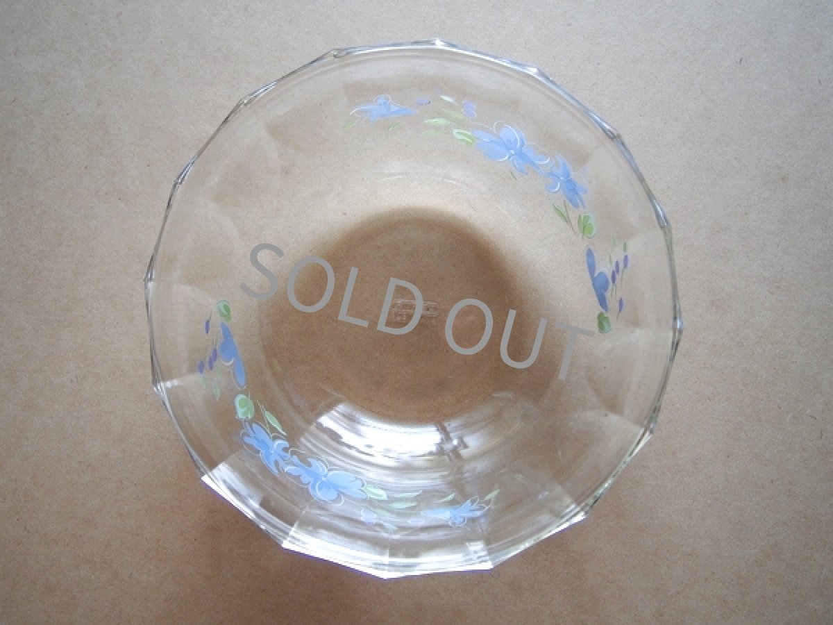 画像4: パイレックス　耐熱ボール 中 紫花 日本製 21.5cm (4)