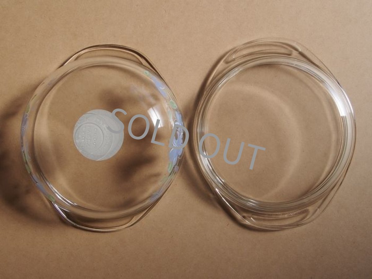 画像10: パイレックス 岩城硝子　耐熱キャセロール 中 日本製 19cm(8) 紫花 (10)