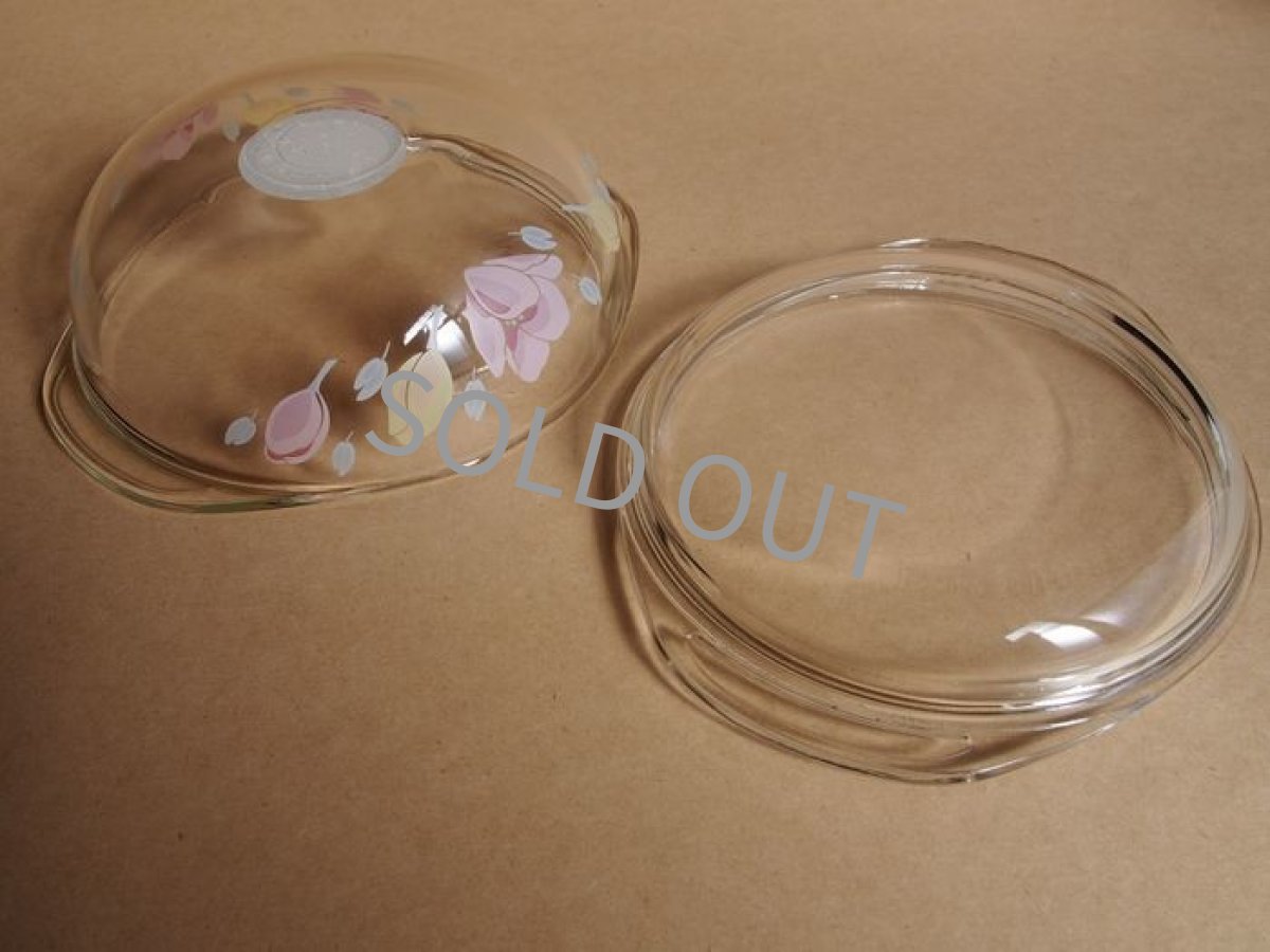 画像12: パイレックス 岩城硝子　耐熱キャセロール 中 日本製 19cm(7) 花 (12)