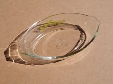画像12: レトロ パイレックス 耐熱グラタン皿 日本製 19cm(2) 花柄 (12)