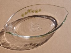 画像4: レトロ パイレックス 耐熱グラタン皿 日本製 19cm(2) 花柄 (4)