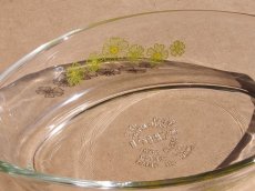 画像5: レトロ パイレックス 耐熱グラタン皿 日本製 19cm(2) 花柄 (5)