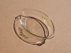 画像6: レトロ パイレックス 耐熱グラタン皿 日本製 19cm(2) 花柄 (6)