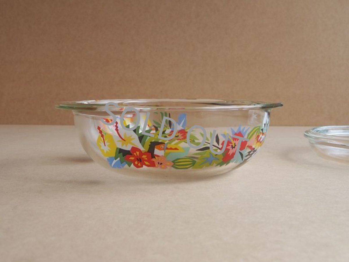 画像9: レトロ パイレックス キャセロール 中 熱帯 日本製 19cm(6) (9)