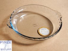 画像1: パイレックス 英国製　耳付耐熱皿 浅型 21.5cm (1)