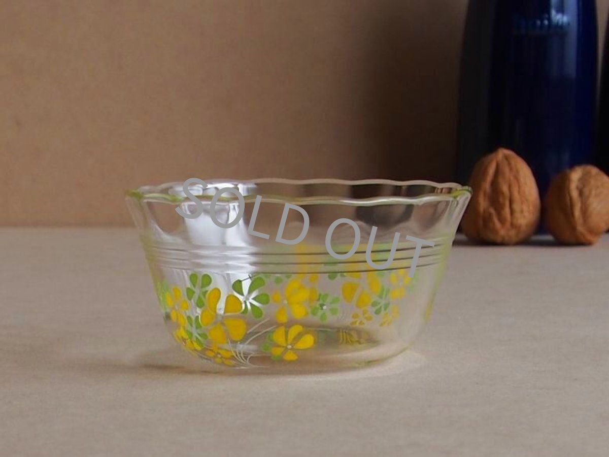 画像7: パイレックス 岩城硝子　耐熱カスタードカップ 小 黄花 日本製 9cm (7)