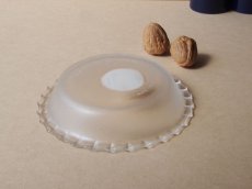 画像12: パイレックス 岩城硝子　耐熱ふち飾り皿 小 15cm 型板凹凸 日本製 (12)