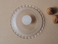 画像13: パイレックス 岩城硝子　耐熱ふち飾り皿 小 15cm 型板凹凸 日本製 (13)