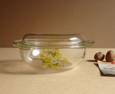 画像4: パイレックス 岩城硝子 キャセロール 中 花束 日本製 19cm (4)